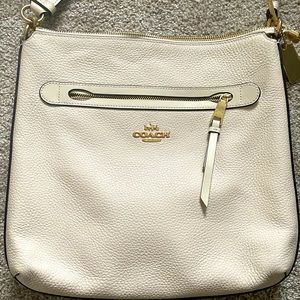 Coach White Crossover Purse
